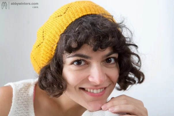 Curly haired college coed Laura N is very furry